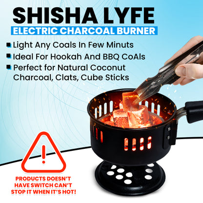 Portable Electric Charcoal Burner 500W