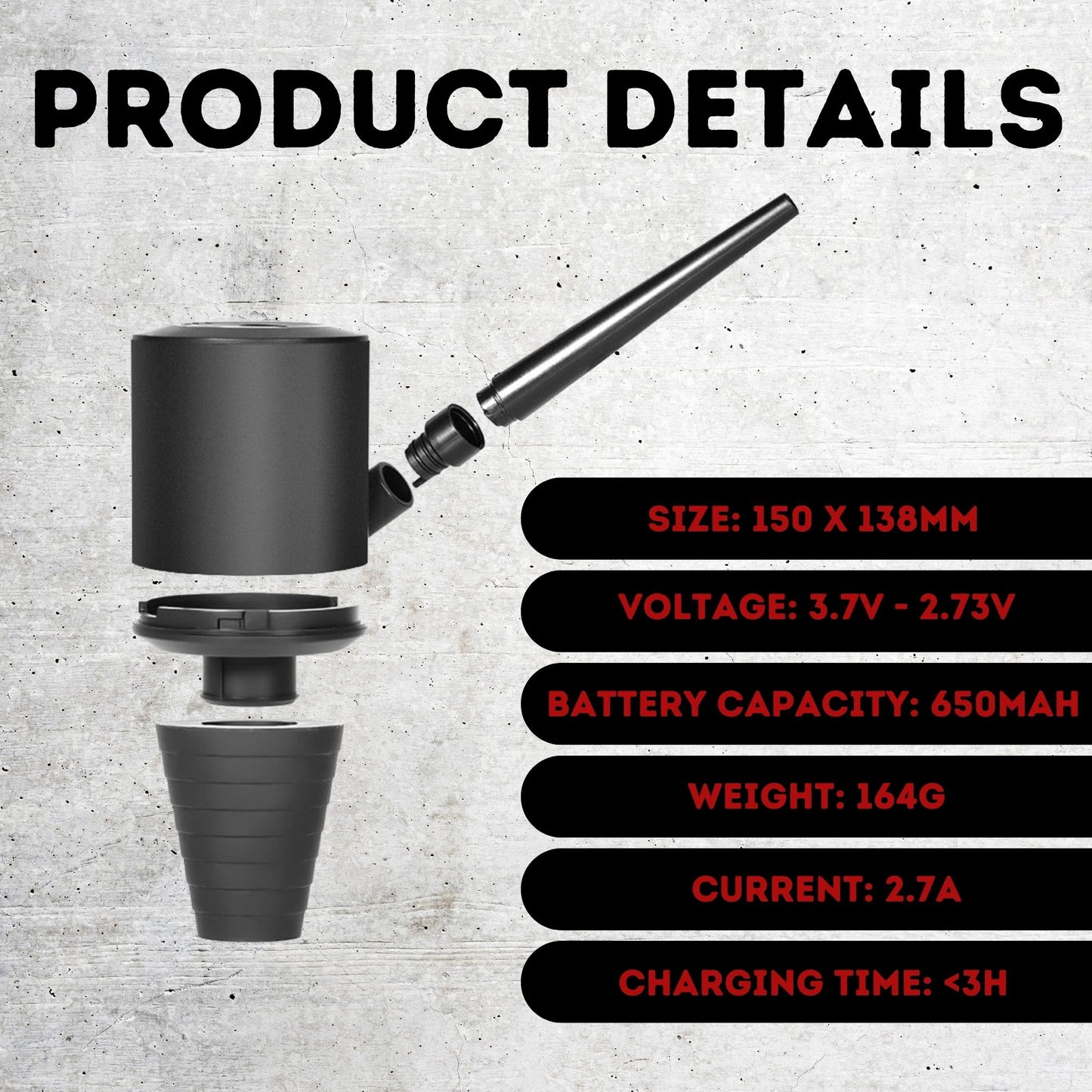 Portable Electric Hookah Starter